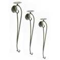 Mindy Brownes Wall Mounted Candle Holders - Set of 3 LY017
